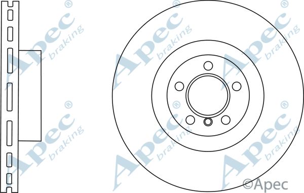 APEC BRAKING Jarrulevy DSK2879